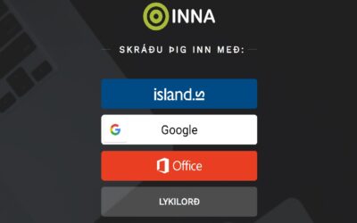 Innskráning á Innu