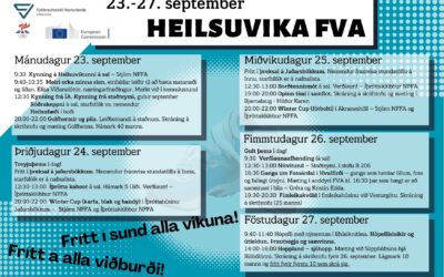 Heilsuvika 23. – 27. september