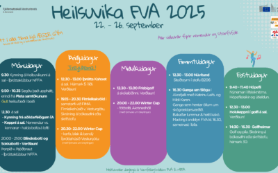 Heilsuvika 22. – 26. september