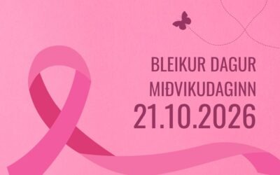 Vetrarfrí og bleikur dagur
