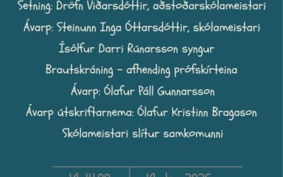 Brautskráning á föstudag