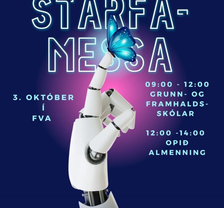 Hvað viltu verða? Velkomin á starfamessu á föstudaginn