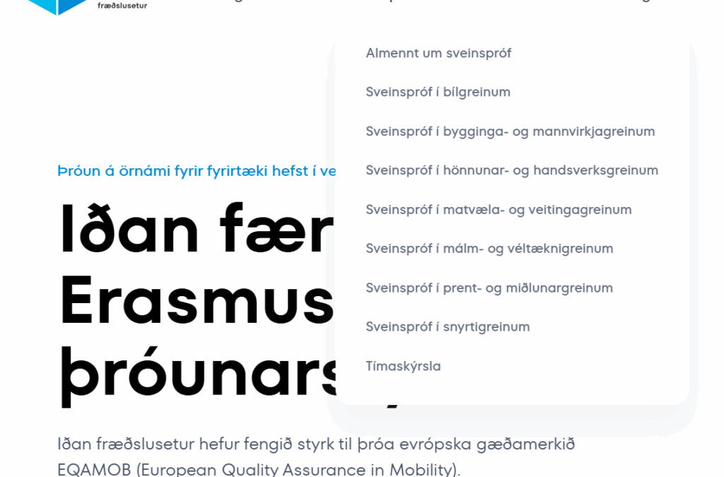 Umsókn um sveinspróf